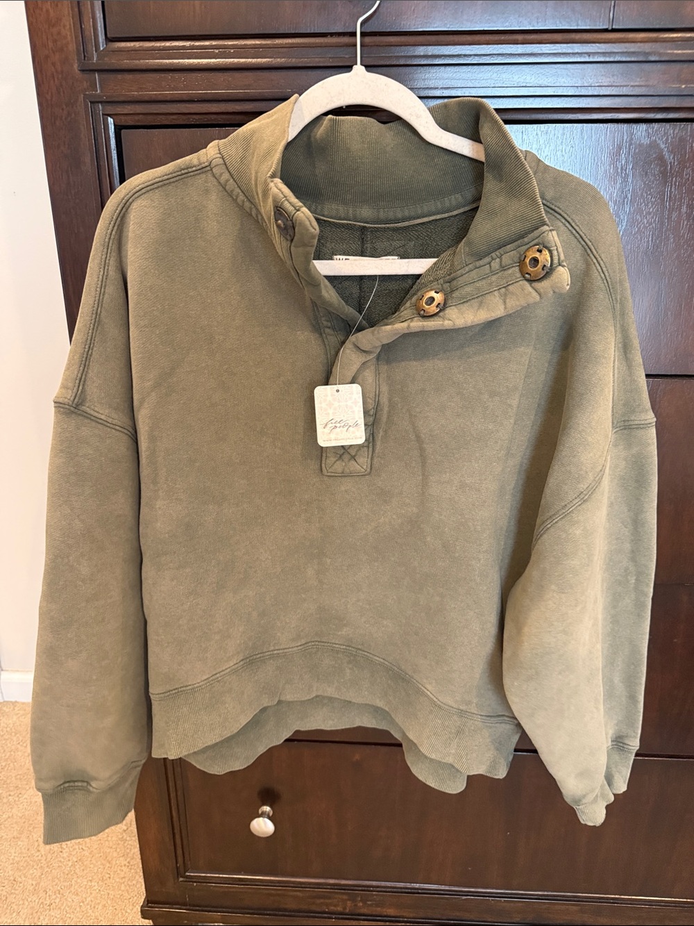 Free People Size Small - Adventurer Timeless Pullover Sweatshirt - NWT